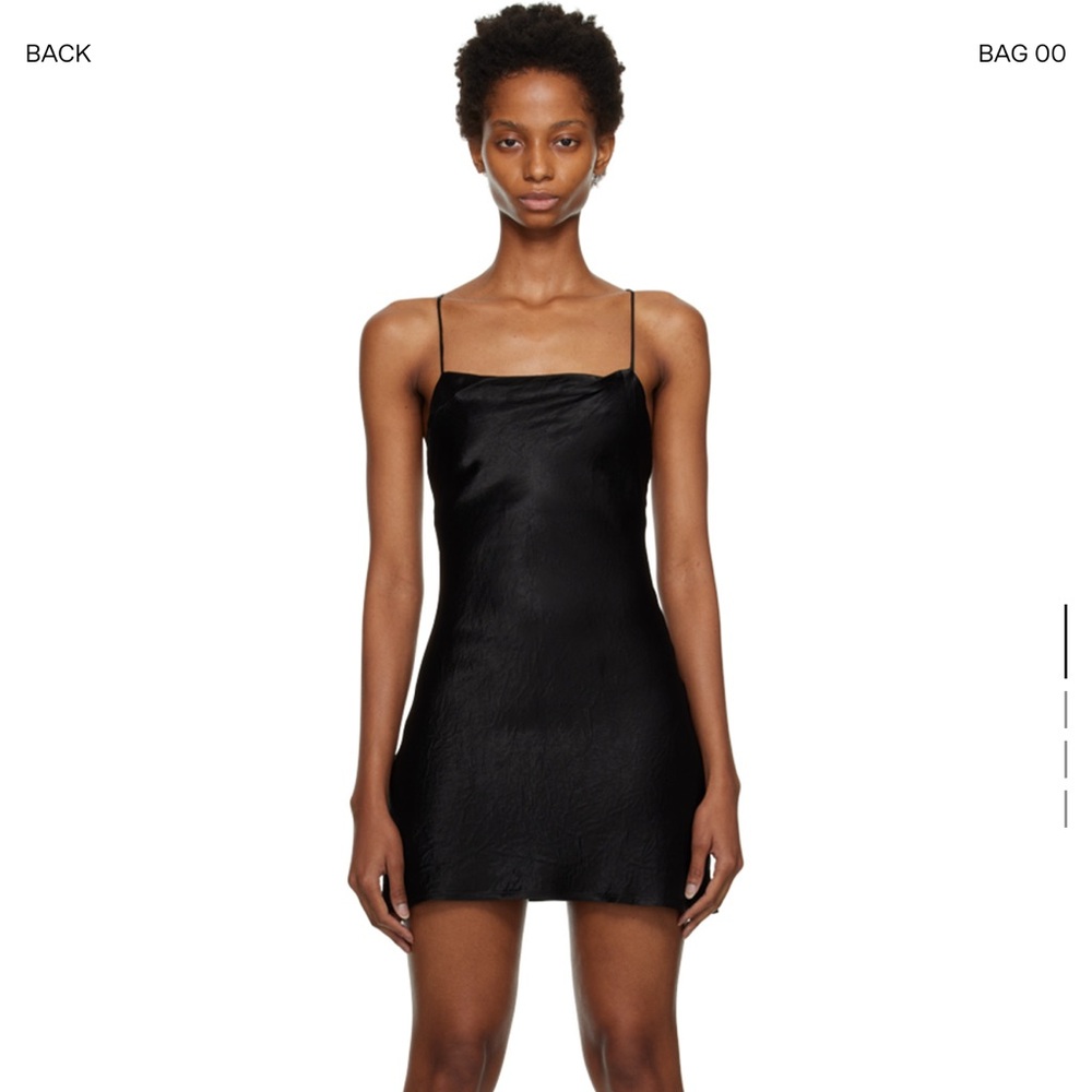 THIRD FORM Black Crush Bias Mini dress